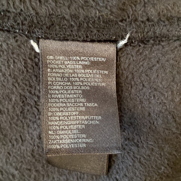 The Northface fleece jacket snuggly with inside/outside pockets - sz 14/16 - Picture 8 of 10